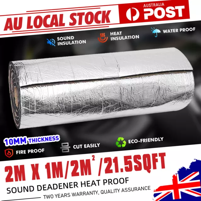 43sqft Sound Heat Proofing Car Auto Sound Deadener Insulation Underlay Mat