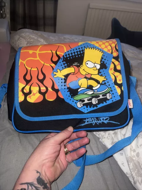 Bart Simpson 2004 Insulated Lunch Bag Box .  Simpsons. Matt Groening