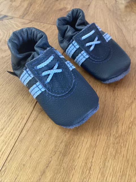 Baby Schuhe Größe 17-18 Leder handgefertigt