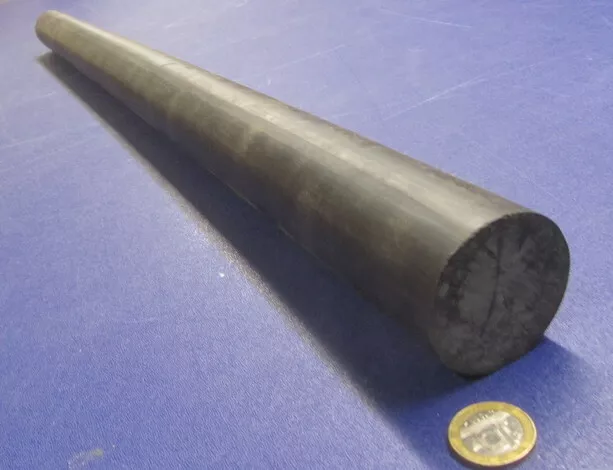Neoprene Rod, 75A, Black 2.0" Dia. x 36" Length