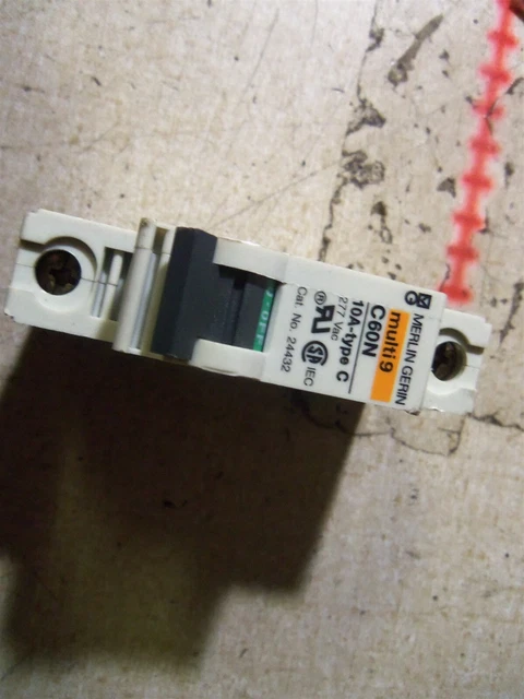 Merlin Gerin Multi 9 C60N 10A Type C *FREE SHIPPING* Merlin Gerin Multi 9 C60N 10A Type C *FREE SHIPPING*