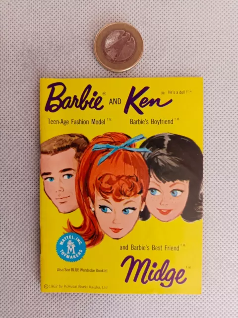 Barbie - Ken - Midge - Mini-Catalogue - Teen Age Fashion Model - Mattel - 1962