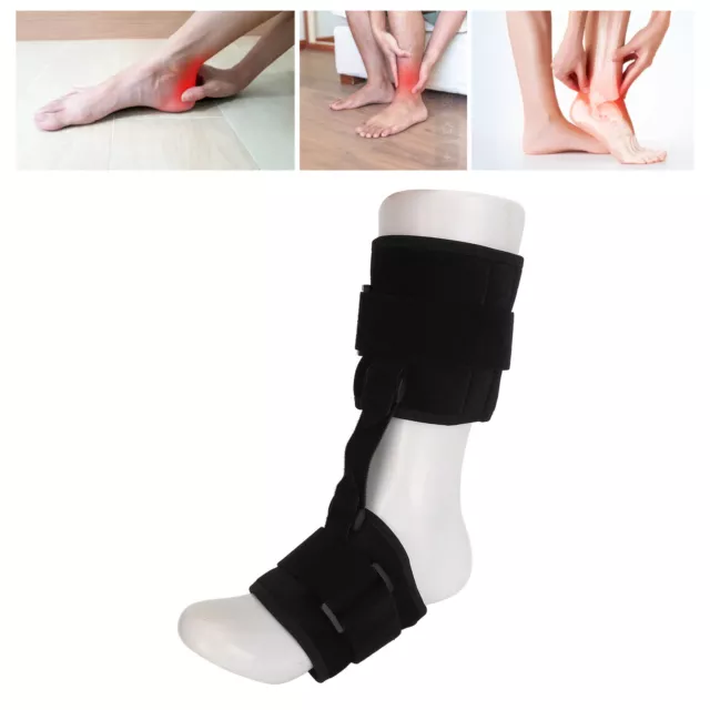 Drop Foot Brace Adjustable Strong Ankle Support Flexible Strap Postural Cor 2