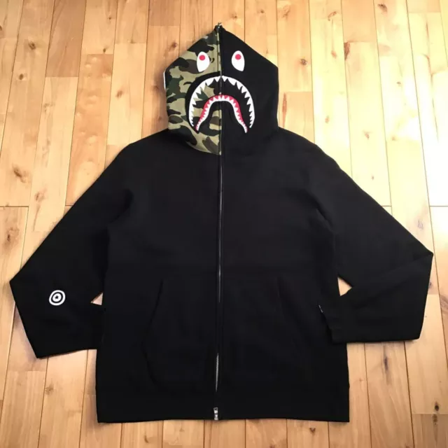 BAPE HEINEKEN 100 A BATHING APE Half Zip Pullover Shark Hoodie NYC