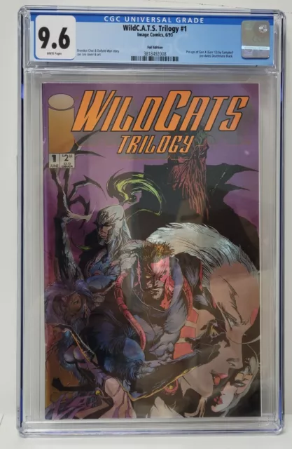 Wildcats Trilogy Issue #1 Image Comics 1993 CGC Grade 9.6 Comic Book