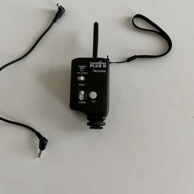 Pocket Wizard Plus II Radio Slave Transceiver W/Cord