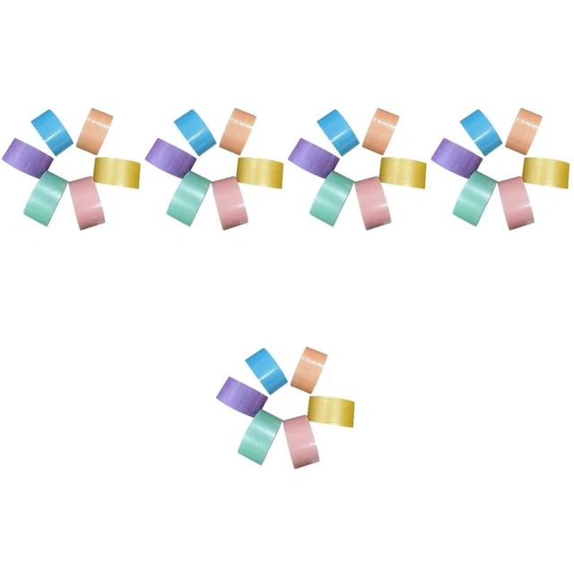 30 rollos de cintas pegajosas decorativas bolas para hacer cintas inquietas adhesivas