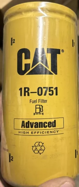 Genuine OEM Caterpillar CAT 1R-0751 1R0751 High Efficiency Fuel Filter, New