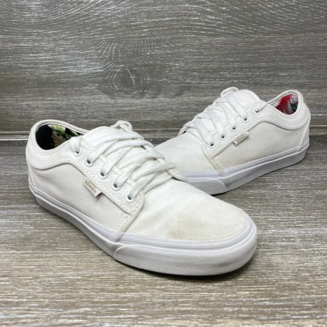 VANS Classic Pro UltraCush Low Top Sneakers White Mens Size 7.5 / Womens Size 9