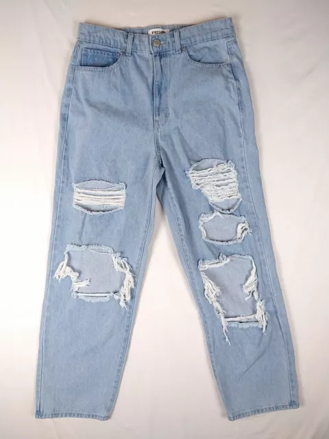 RSQ Destroyed Baggy Blue Jeans (Size 31x29) Rare