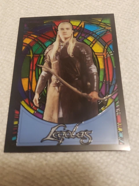 Lord of the Rings Evolution 2006 Stained Glass Legolas Orlando Bloom F/S