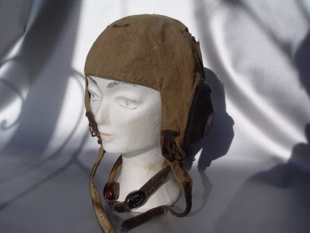 Fliegerkopfhaube Deutsche Luftwaffe 3.Reich  mit Technik 2WK  Siemens Hakenfelde