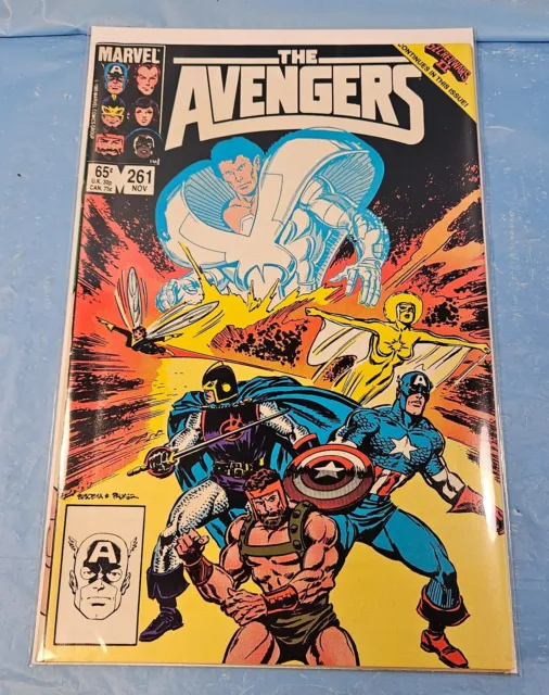 Marvel Comics 1985 The Avengers #261 Comic Book.