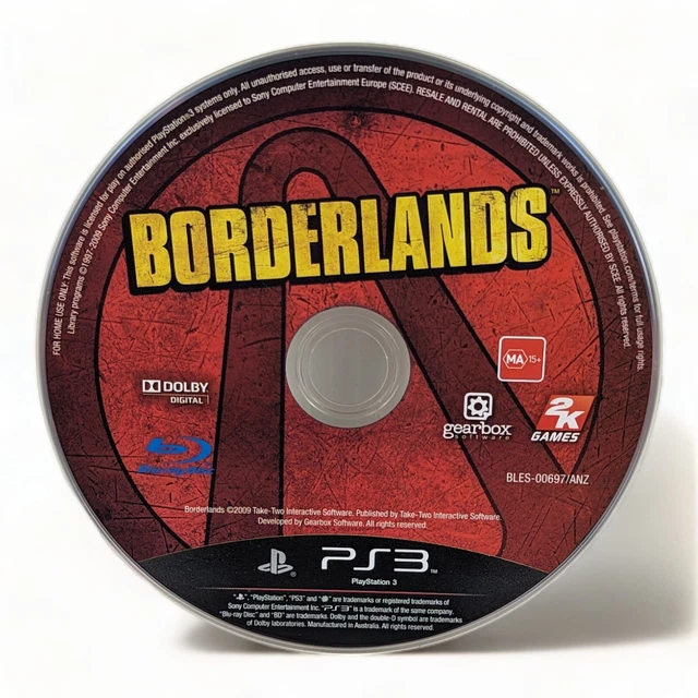 Borderlands Sony PlayStation 3 PS3 DISC ONLY
