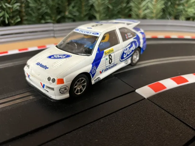 Scalextric (C2174) VINTAGE FORD ESCORT COSWORTH – FORD MOTORSPORT (No.8) RARE
