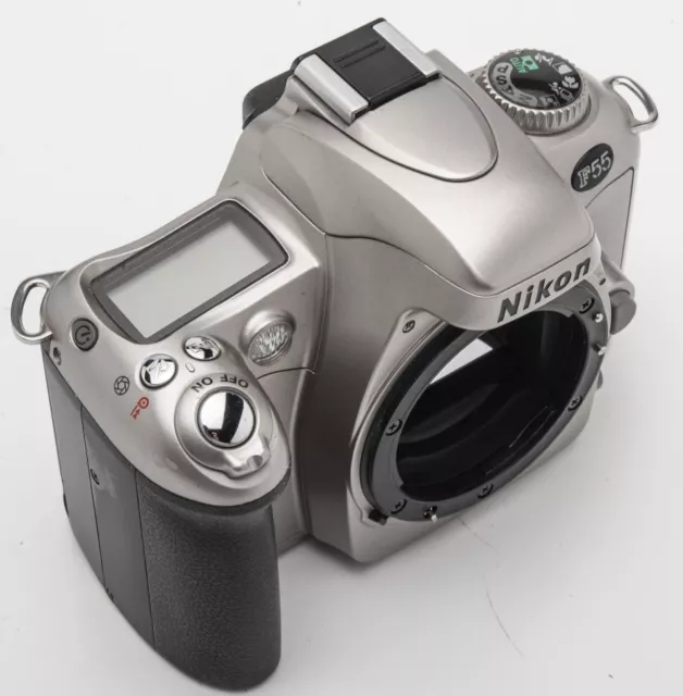 Nikon F55 Gehäuse Body SLR Kamera analoge Spiegelreflexkamera silber 2