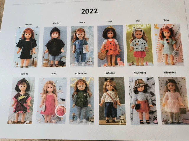 Patron De Couture Poupée Modes Et Travaux - Décembre 1990 - Complet Non Découpé - Occasion