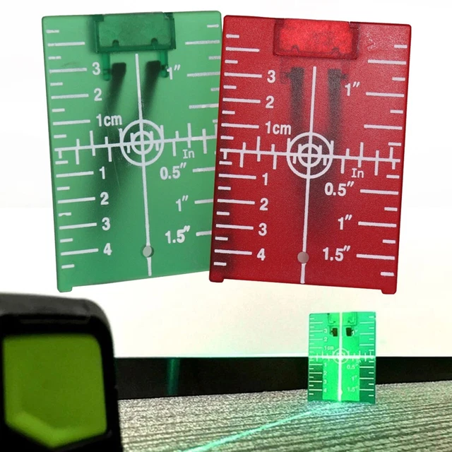 Placa de objetivo duradero con soporte 1 pieza 11.5x7.4cm for alineación para verde,