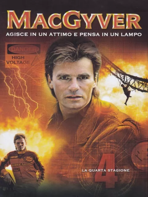 COFANETTO DVD - MACGYVER SERIE STAGIONE 4 SERIE TV (5 DVD) - Nuovo!!
