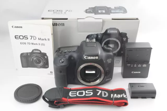 [Near Mint w/Box] Canon EOS 7D Mark II 20.2MP Digital SLR Camera Black Body #544