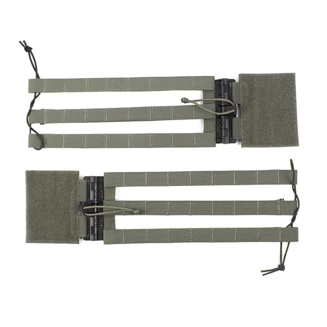 PEW Tactical MOLLE Tubes Cummerbund 2PCS Plate Carrier Quick Release for LV119