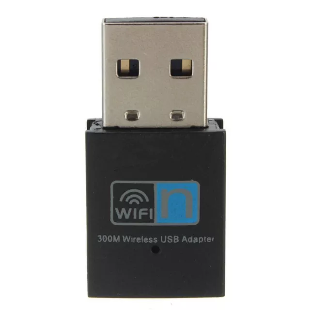 300Mbps Mini Wireless USB Wi-fi Wlan Adapter 802.11 b/g/n Network LAN Dongle New