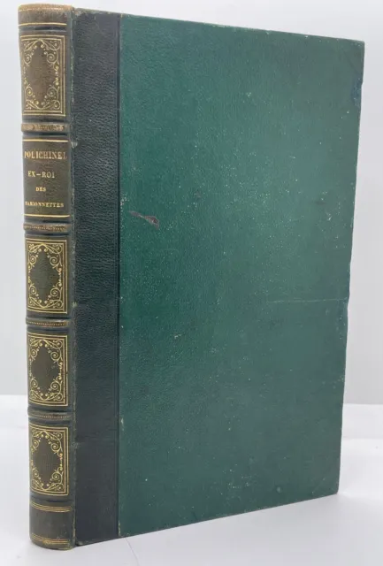 ✒ UNICA Alcide LORENTZ Polichinel ex roi des marionnettes 1848 enrichi rare 2