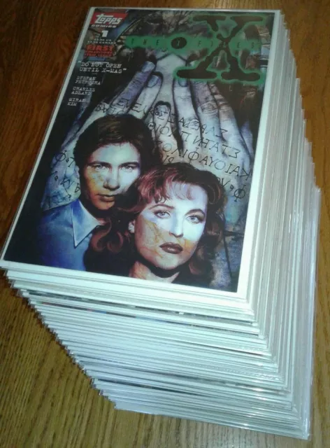 "X-Files" full 1st print issue Topps series w/ variants, 1-shots & specials