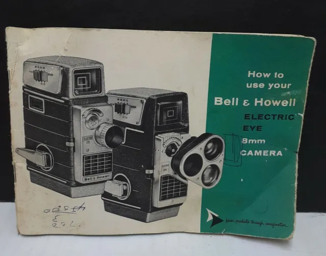 Bell And Howell Electric Eye 8 Mm Camera Owners Manual