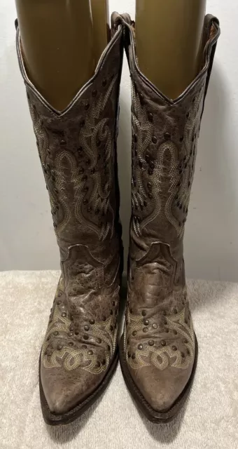 Gypsy Girl Brand Brown Western Cowboy Cowgirl Boots Woman’s Size 9