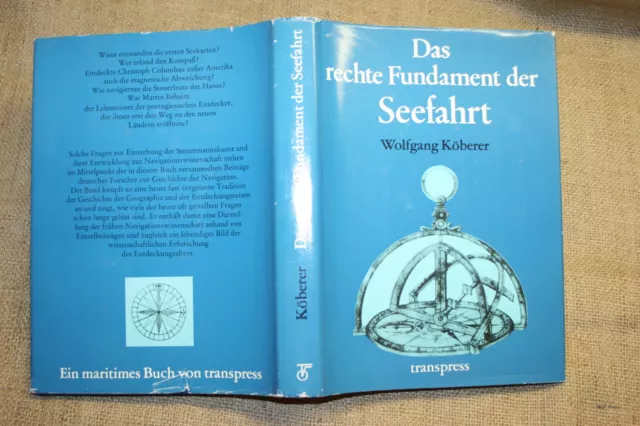 Buch Geschichte Kompass Jacobstab Seekarten astron. Navigation Logge Navigator