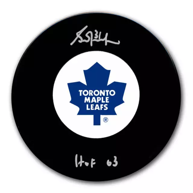 Grant Fuhr Toronto Maple Leafs HOF Autographed Puck