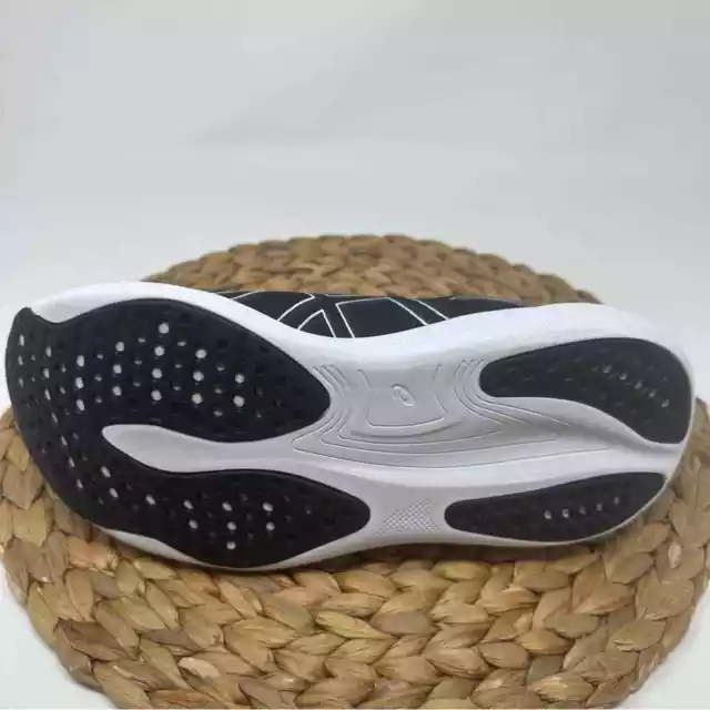 ASICS GEL NIMBUS 25 Running Shoes Black White Size 9 WIDE Women's $79. ...