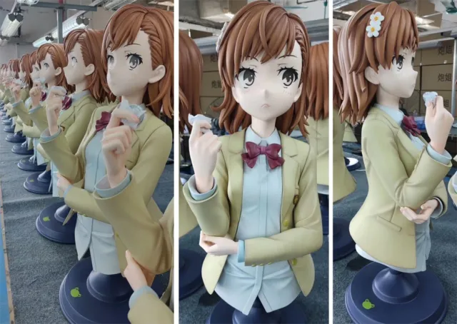 1/1 Scale Misaka Mikoto Resin Bust Statue Model Collection In Stock  32" High
