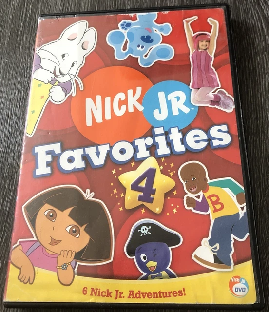 NICK JR FAVORITES Vol 4 DVD Blues Clues Little Bill Backyardigans Dora ...