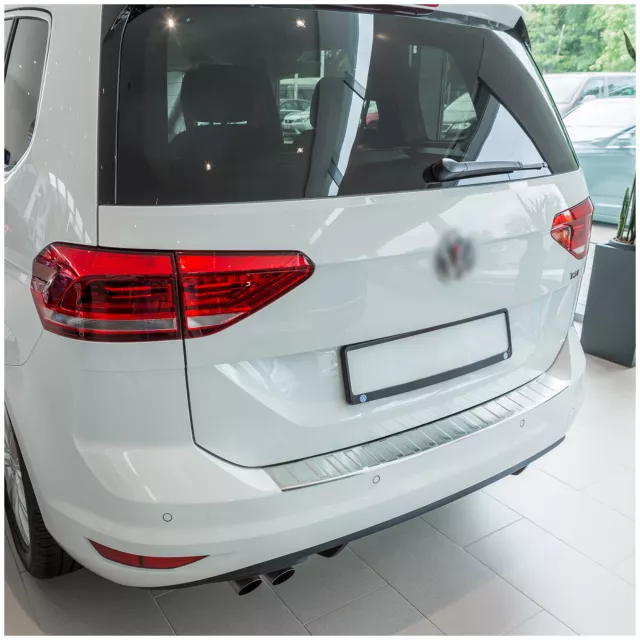 Seuil De Coffre Arrière Brossé Inox OMAC – Protection Premium Pour VW Touran 2003-2010