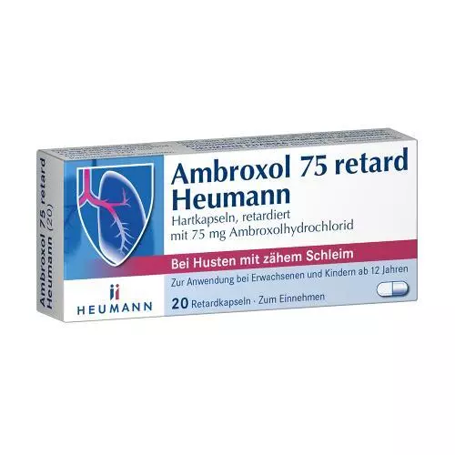 AMBROXOL 75 retard Heumann Kapseln 20 St PZN 3882147