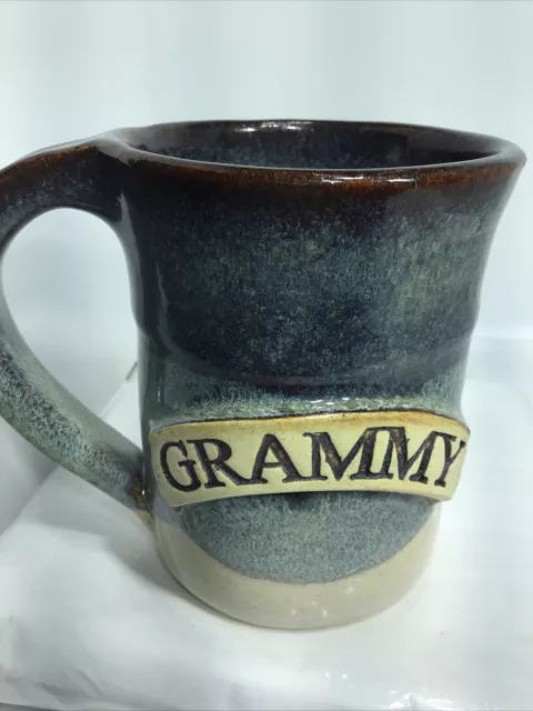 GRAMMY GRANDMOTHER COFFEE MUG. GRANDMA POTTERY COFFEE MUG. Art Deco 3D Mug.B244