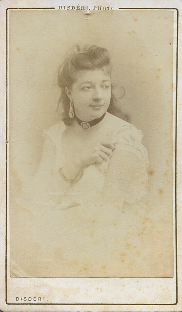 2 PHOTOS ANCIENNES Cdv Portrait Bébé Fillette Poupée A Roanne Boffety & G /T175 EUR 5,00 - FR