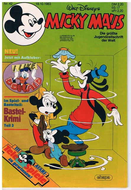 Ehapa - Micky Maus - Band 42 - Ausgabe 1983 - mit Schnipp und Beilage - M0184