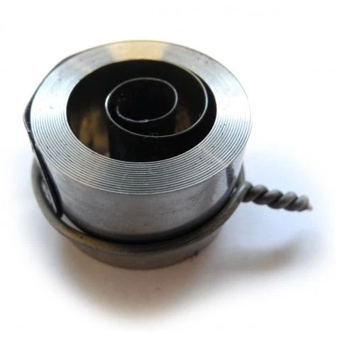 Ressort Moteur Pour Horloge 400 Jours - 13x0.55x32 Mm, Type Barillet, Acier Allemand