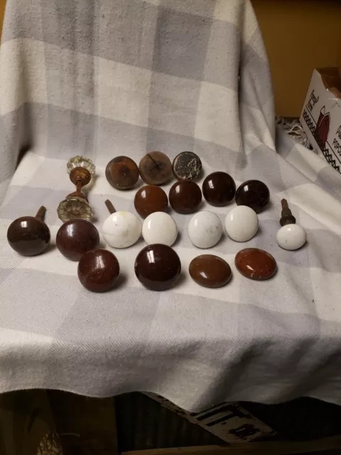 vintage door knobs lot