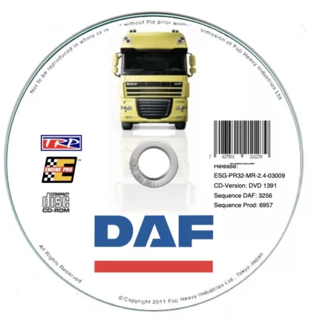 DAF XF95 (1997-2003) - Manuale di riparazione - repair manual on cd