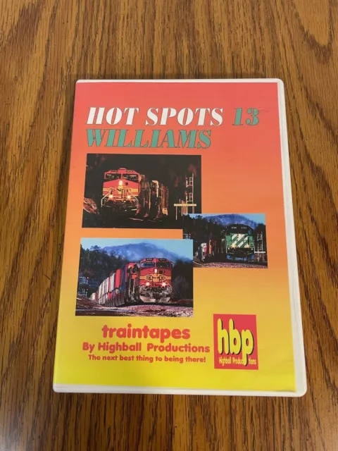 Hot Spots 13 Williams Junction Arizona DVD NEW Highball AZ Train Railroad