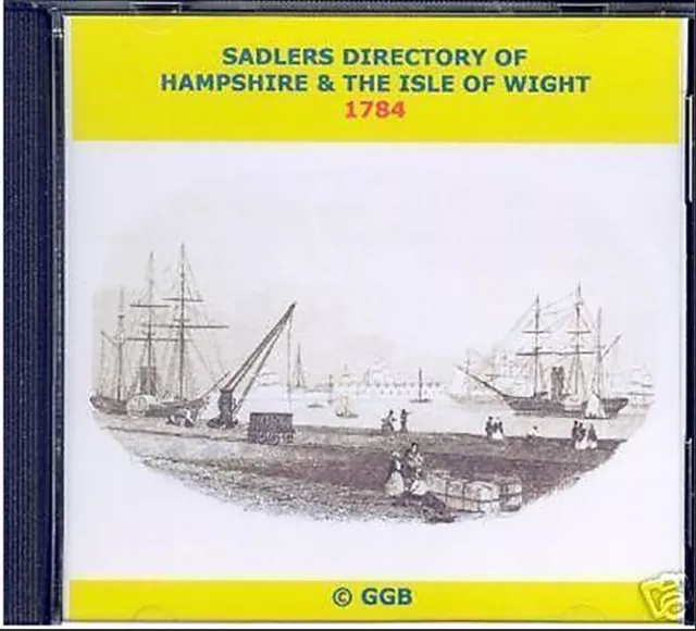Genealogy Directory Of Hampshire & Iow 1784 Cd Rom