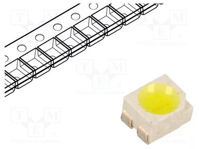 LED 30mA SMD kaltweiß 1400÷4500mcd 120° 3528,PLCC4  2,7÷3,7V LTW-E670DS LED-Dio