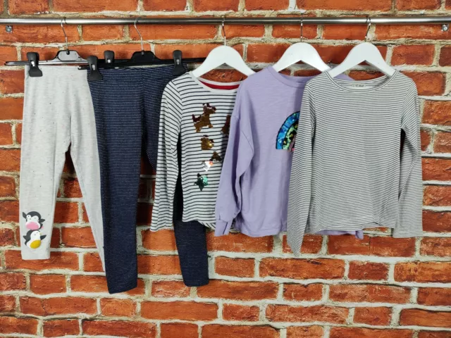 Girls Bundle Age 5-6 Years Next M&S Nutmeg Leggings Top T-Shirt Jumper Set 116Cm