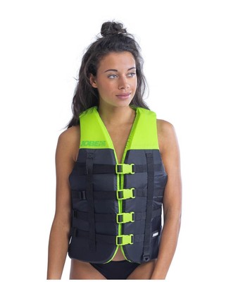 Jobe Jobe Veste Pour Eau Sport Dual Gilet Ski Nautique Rouge/ Bleu/ Vert 