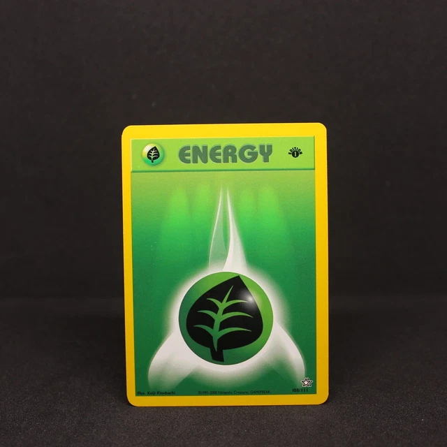 🌟 1st Edition Grass Energy | Neo Genesis 108/111 | Moderately Played VG WOTC 🌟 2
