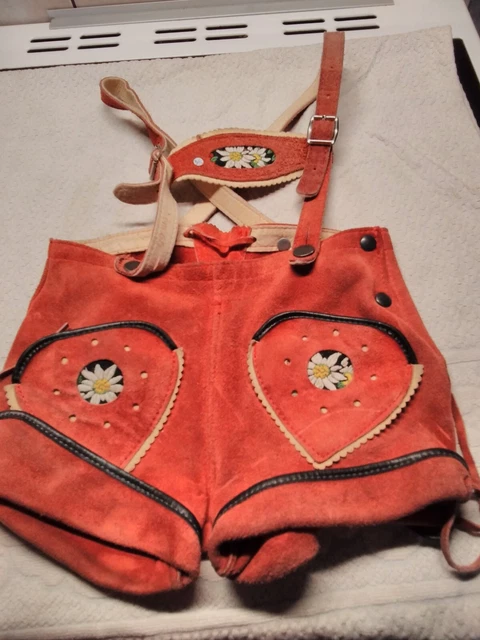 Bellissimi Pantaloni In Pelle Per Bambini Tg 98